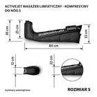 Activejet, masażer limfatyczny-kompresyjny do nóg, rozmiar S