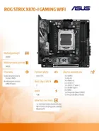 Asus, płyta główna, ROG STRIX X870-I GAMING WIFI AM5 2DDR5 HDMI/USBC