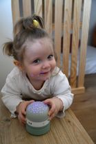 Beaba, Pixie, projektor gwiazd z pozytywką i czujnikiem płaczu, sage green