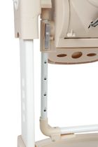 Caretero, Sitron 3w1, krzesełko do karmienia z funkcją huśtawki i chodzika, beige