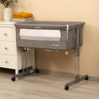 Caretero, Sleep2gether, łóżeczko dostawne, graphite