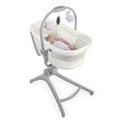 Chicco, Baby Hug 4in1 Air, kołyska, leżaczek, krzesełko, white snow