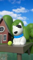 Dhink, Piesek, lampka silikonowa