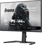 Iiyama, monitor, 27", GB2741HSU-B1 IPS, FHD, 144Hz, 1ms, 2xUSB, 350cd, HDMI, DP, HAS (150) PIVOT