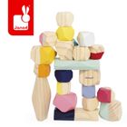 Janod, Sweet Cocoon, drewniane kamyki, 20 elementów