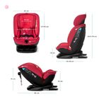 Kinderkraft, Xpedition, Isofix, fotelik samochodowy, 0-36 kg, Red