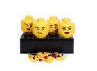 LEGO, mała głowa, dziewczynka, pojemnik do przechowywania