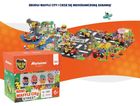 Marioinex, Mini Waffle, City, Ulica, klocki konstrukcyjne, 280 elementów