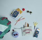 Mepal, Campus, lunchbox, bidon i pojemnik na owoce, zestaw, Unicorn Glow