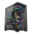 Modecom, Volcano Stellar Plus ARGB Midi 5F, obudowa komputerowa, czarna
