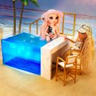 Rainbow High, Pool & Beach Club, zestaw z basenem zmieniającym kolory