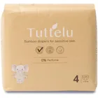 Tuttelu, bambusowe pieluszki jednorazowe, rozmiar 4, 7-11 kg, 24 szt.