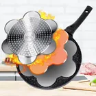 Vilde, Black Line, patelnia do jajek granitowa, 7 otworów, 26 cm