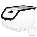 Vilde, pojemnik na warzywa i owoce, z pokrywką, przezroczysty, 12 l