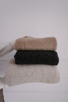 Zaffiro, Nevada, koc wełniany, 75-100 cm, beige