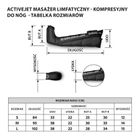 Activejet, masażer limfatyczny-kompresyjny do nóg, rozmiar S