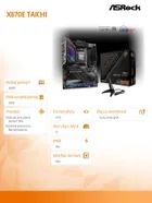 ASRock, płyta główna, X870E TAICHI AM5 4DDR5 M.2 EATX