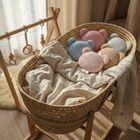 Bocioland, Miś, termofor z pestek wiśni z lawendą, wafel, brązowy