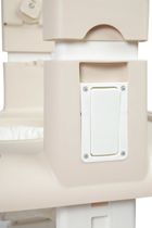 Caretero, Sitron 3w1, krzesełko do karmienia z funkcją huśtawki i chodzika, beige