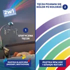 Chicco, First Dreams, karuzela do łóżeczka, 3w1, rainbow, niebieska