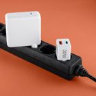 Hama, Power Delivery, ładowarka sieciowa, USB‑C, USB‑A, 30W, biała