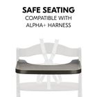 Hauck, Alpha, tacka drewniana, Charcoal