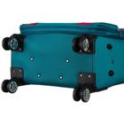 Peterson, walizka, duża, turkusowo-różowa, 78 cm