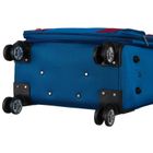 Peterson, walizka, średnia, granatowo-czerwona, 68 cm