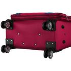 Peterson, walizka, wykonana z poliestru, średnia, czerwono-niebieska, 68 cm