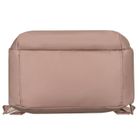 Plecak miejski, różowy, skóra ekologiczna, Peterson