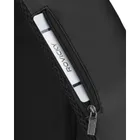 Saszetka na ramię, czarna, skórzana, Rovicky