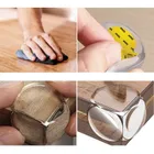 Sipo, zestaw silikonowych, transparentnych zabezpieczeń narożników mebli, okrągłe, 12 szt.