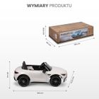 Toyz, Mercedes SL63, pojazd na akumulator, white