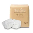 Tuttelu, bambusowe pieluszki jednorazowe, rozmiar 5, 10-14 kg, 20 szt.
