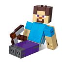 Zestaw promocyjny: LEGO Minecraft, Przygody na skale macierzystej, 21147 + GRATIS: LEGO Minecraft, Minecraft BigFig, Steve z papugą, 21148