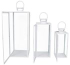 3 białe latarenki, 16.5-17.5-40 +21-22-54.5+26.5-27.5-70 cm