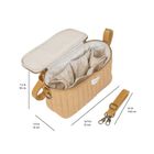 3 Sprouts, Quilted Solid, organizer do wózka, mustard