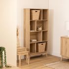 5five Simply Smart, Abana, regał na książki nieregularne półki wnęki, 80-30-160 cm