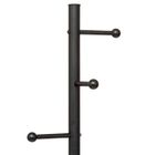 5five Simply Smart, Blackmarble, wieszak na płaszcze z 6 metalowymi uchwytami, 173 cm