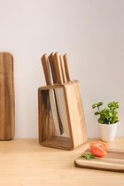 5five Simply Smart, Harmony, zestaw noży z drewnianym stojakiem, 6 elementów