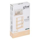 5five Simply Smart, Kord, regał otwarty na książki, 4-poziomowy, 60-30-110 cm