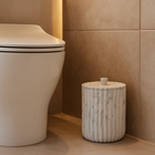 5five Simply Smart, Marby, kosz na śmieci, marmur, 5l