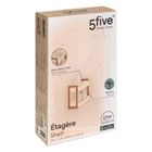 5five Simply Smart, organizer pod prysznic, stojący, Natureo, 27-20,5-35 cm