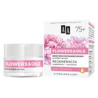 AA, Flowers & Oils 75+, krem przeciwzmarszczkowy na dzień i na noc, regeneracja, 50 ml