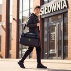 Abag, torba sportowa, hexagon green ombre