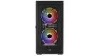Aerocool, obudowa, PGS GRAPHITE-G-BK-v2 FRGB, czarna