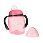 Akuku, bidon z miękkim ustnikiem, różowy, 280 ml, A0429