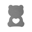 Akuku, gryzak silkonowy, miś