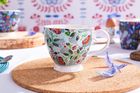 Altom Design, Folk, Flowers, filiżanka jumbo na stopce, 350 ml