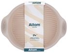 Altom Design, forma silikonowa, okrągła, taupe, 30-24,5-6 cm